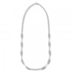 Curb Chain Necklace Sterling Silver 30" Length