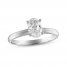 Diamond Solitaire Engagement Ring 1 ct tw Oval-cut 14K White Gold