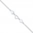 Heart Anklet Sterling Silver 9" Length