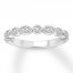 Diamond Wedding Band 1/6 ct tw Round-cut 14K White Gold