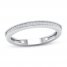 Diamond Wedding Band 1/15 ct tw Round-cut 10K White Gold