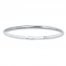 Bangle Bracelet 10K White Gold