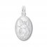 Guardian Angel Charm Sterling Silver