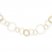 Circle Link Necklace 14K Yellow Gold 18" Length