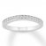 Diamond Wedding Band 1/4 ct tw 10K White Gold