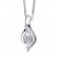 Diamond Necklace 1/5 carat tw Sterling Silver