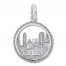 Boston Skyline Charm Sterling Silver