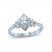 Monique Lhuillier Bliss Diamond Engagement Ring 1-1/8 ct tw Marquise & Round-cut 18K White Gold