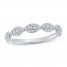 Diamond Anniversary Band 1/3 ct tw 10K White Gold