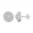 Diamond Earrings 1 ct tw Round-cut 14K White Gold