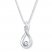 Diamond Necklace 1/10 ct tw Round-cut 10K Sterling Silver