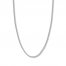 24" Rope Chain 14K White Gold Appx. 2.9mm