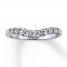 Previously Owned Diamond Enhancer Ring 3/8 ct tw Round-cut 14K White Gold