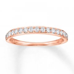 Previously Owned Diamond Anniversary Band 3/8 ct tw Round-cut 14K Rose Gold