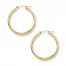 Hoop Earrings 14K Yellow Gold 25mm