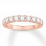 Diamond Anniversary Band 1 ct tw Round-cut 14K Rose Gold