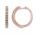 Le Vian Ombre Hoop Earrings 2 cttw Diamonds 14K Strawberry Gold