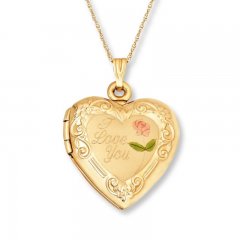 Heart Locket 14K Yellow Gold