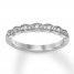 Diamond Wedding Band 1/8 ct tw Round-cut 14K White Gold