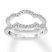 Previously Owned Diamond Wedding Band Set 1/2 ct tw Round-cut 14K White Gold