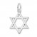 Star of David Charm Sterling Silver