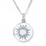 "You Are My Sunshine" Locket Necklace Sterling Silver