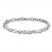 Previously Owned Diamond Infinity Bracelet St. Silver/10K Gold