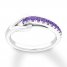 Love + Be Loved Amethyst Ring Sterling Silver