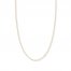 20" Forzatina Chain Necklace 14K Yellow Gold Appx. 1.45mm