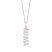 Hallmark Diamonds Mama Necklace 1/6 ct tw Sterling Silver/10K Rose Gold 18"