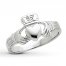 Claddagh Ring 14K White Gold