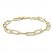 Paperclip Bracelet 10K Yellow Gold 7.5"