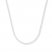 Cable Chain Necklace 14K White Gold 24" Length