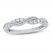 Diamond Anniversary Ring 1/4 ct tw Round-cut 10K White Gold