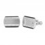 Men's Diamond Cuff Links Stainless Steel/Black Ion-Plating