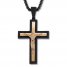 Men's Crucifix Necklace Stainless Steel/Ion-Plating