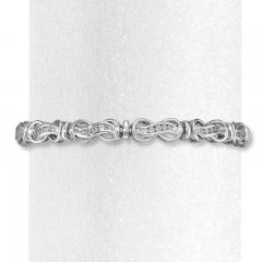 Previously Owned Diamond Bracelet 1 ct tw Sterling Silver