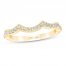 First Light Diamond Wedding Band 1/5 ct tw Round-cut 14K Yellow Gold