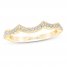 First Light Diamond Wedding Band 1/5 ct tw Round-cut 14K Yellow Gold