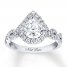 Neil Lane Diamond Engagement Ring 2-1/8 ct tw 14K White Gold