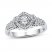 Diamond Promise Ring 1/4 ct tw Round-cut Sterling Silver