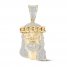 Men’s Diamond Jesus Pendant 1/2 ct tw 10K Yellow Gold