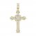 Men's Diamond Cross Pendant 1/2 ct tw Round-cut 10K Yellow Gold