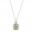 Le Vian Quartz Necklace 1/5 ct tw Diamonds 14K Vanilla Gold 20"