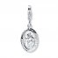 St. Christopher Medal Sterling Silver Charm