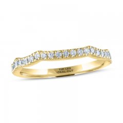 THE LEO Ideal Cut Diamond Wedding Band 1/5 ct tw 14K Yellow Gold