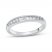 Diamond Anniversary Band 1/6 ct tw Baguette 10K White Gold