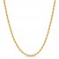 Men's Rope Chain 10K Yellow Gold 22"