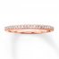 Diamond Wedding Band 1/8 ct tw 14K Rose Gold