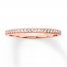 Diamond Wedding Band 1/8 ct tw 14K Rose Gold